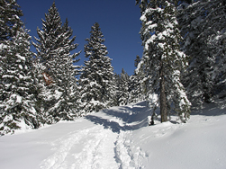 Montée vers le lac Achard