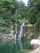 Cascade du Cernon, au niveau du barrage