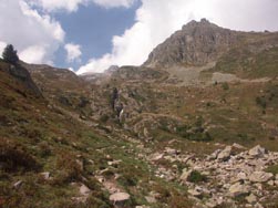 Rieu Claret, dans la montée vers la bergerie de Solliet
