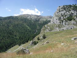 Montée vers le col de Tramouillon