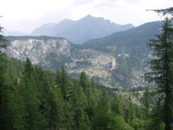 Vue vers le col de la Pousterle