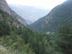 Vue vers le Fournel, depuis la montée vers le col de la Pousterle