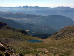 Le lac de Brouffier, le Valbonnais et le Vercors