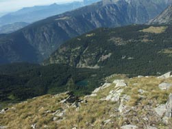 Vue vers le lac de Poursollet
