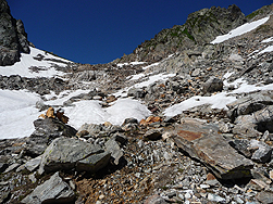 Montée vers le col de la Croix