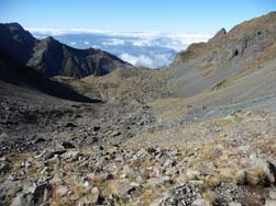 Montée vers le col de la Mine