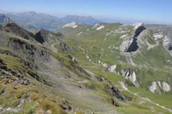 Crête des Gittes, Grand Mont d'arèches, pointe de la Grande Journée, mont Mirantin