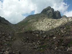 Dernière montée avant le col