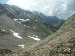 Descente vers le refuge Jean Collet