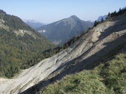 Vue vers le bec de la Scia