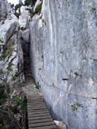 Passage d'une faille, bien équipé