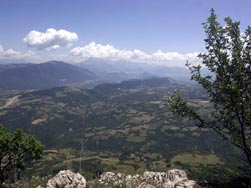 Vue vers le lac de Monteynard