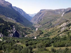 Vallée de la Romanche, vue du lac du Pontet