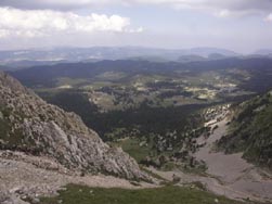 Vue vers les Hauts Plateaux du Vercors