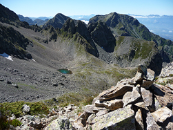 Lac et Dents du Loup, le Galeteau, le grand Colon