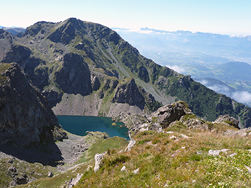 Lac du Crozet, Mont Colon depuis la petite lance du Crozet
