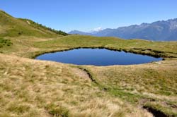 Le lac des Grenouilles, le Mont-Blanc