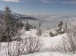 Le plateau des Vercors... sous les nuages !