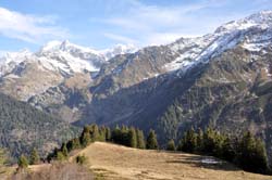 Aiguille de Bionnassay, dôme du Miage, aiguille de la Bérangère, mont Blanc