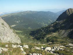 Passage du Cul de la Vieille ; vue vers le Pleynet