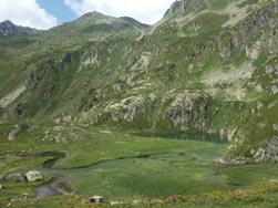 Lac Vert, le premier des Lacs de la Tempête